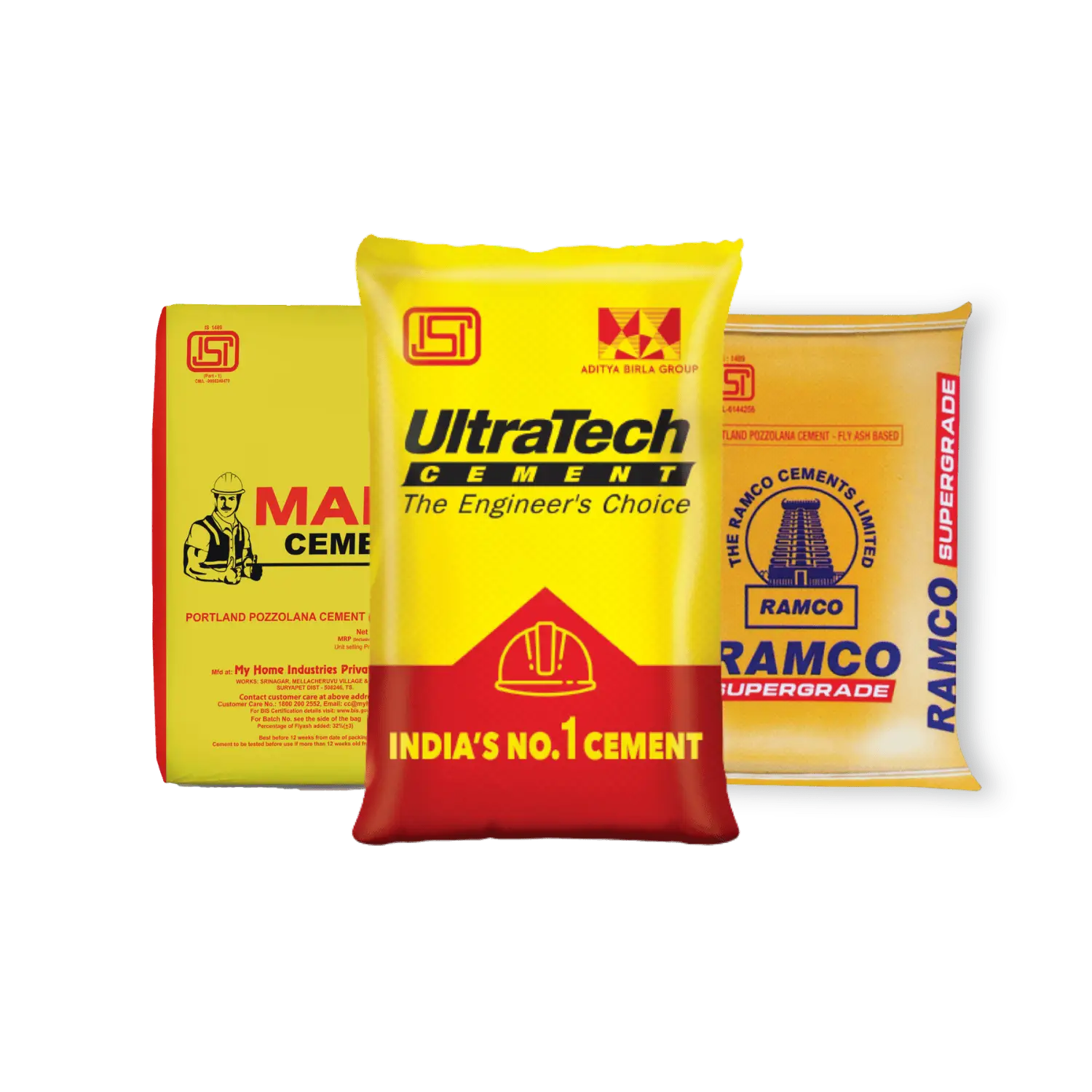 Cement bags